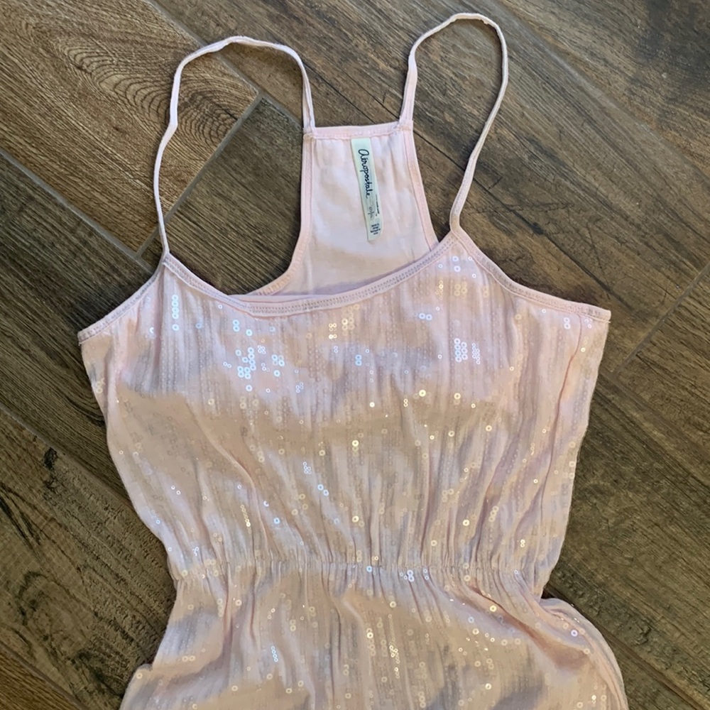 Pink sequin dress